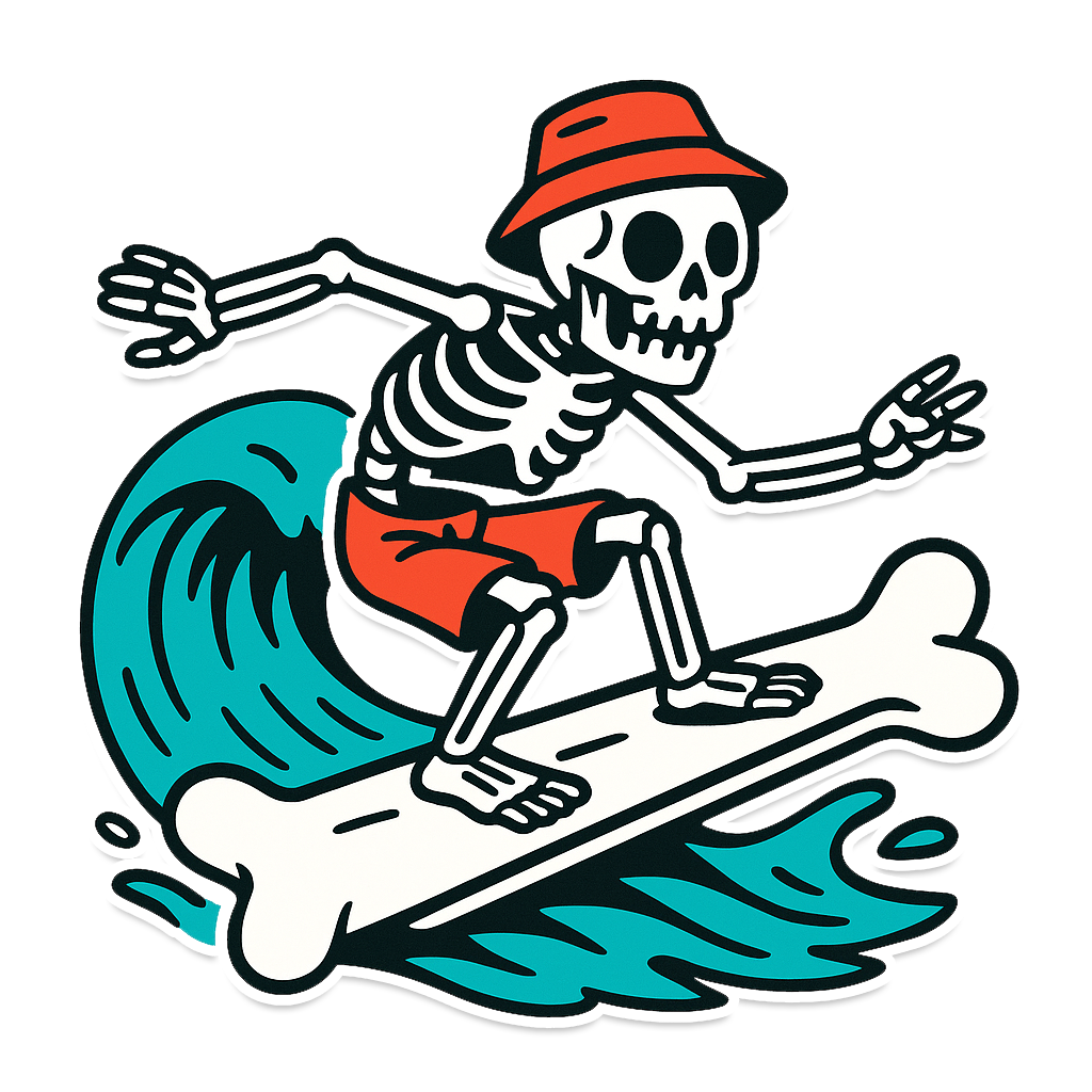 Bone Rider Sticker