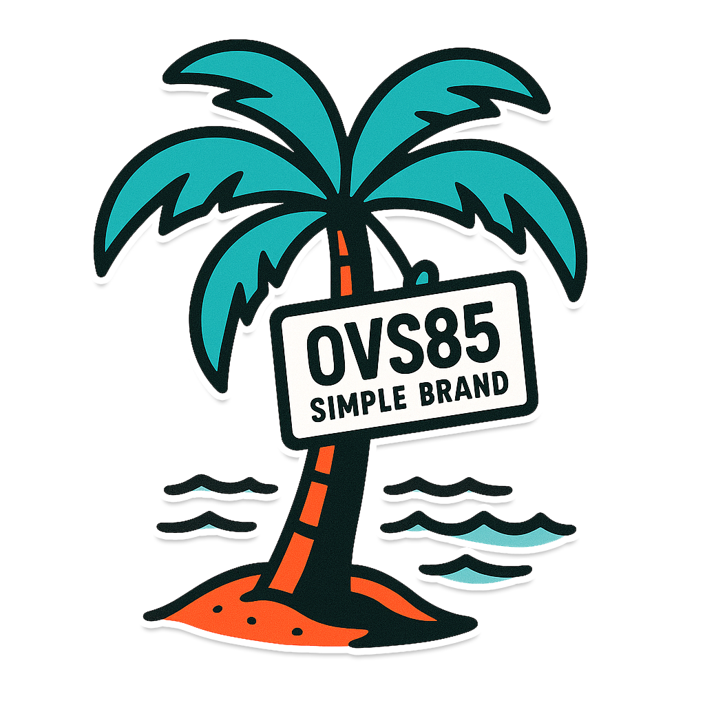 OVS85 Beach Point Sticker
